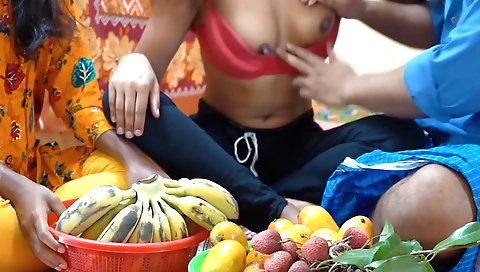 Amateur brunette stepsmom and her stepsister show off