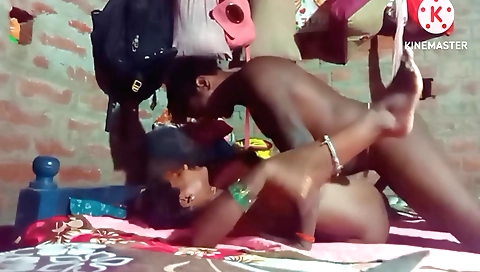 Indian brunette is doing chores with her step brother