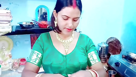 Indian hottie with a beautiful body is having sex with a man