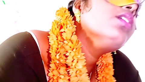 Indian teen with big breasts gets fucked by stepmom