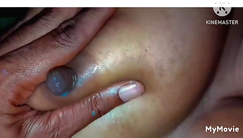 Hot indian girl gets her boobs fucked and her mouth sucked hard