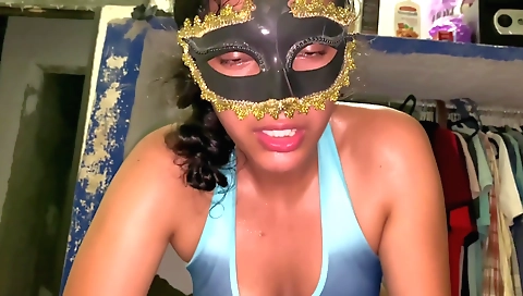 Indian girl with a shaved pussy is getting a dick in her anus