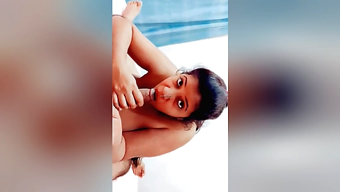 Big tits brunette bhabhi getting humped and licked