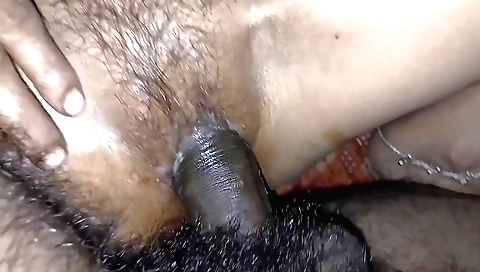 Indian college girl masturbates and squirts on her hairy pussy