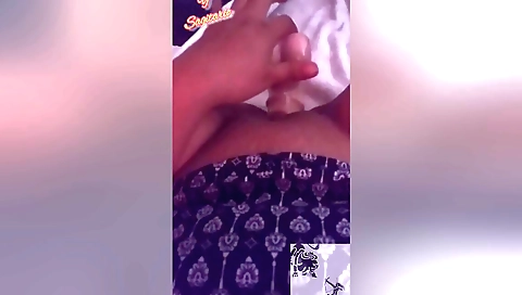 Indian solo girl shows her body and how she likes to play