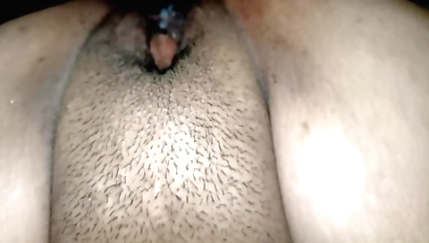 Indian girl with a big ass and big ass cum on her ass