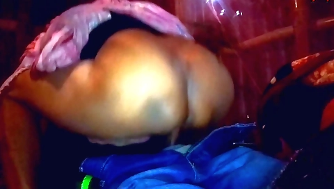 Busty brunette in a sexy black dress gets her pussy fucked