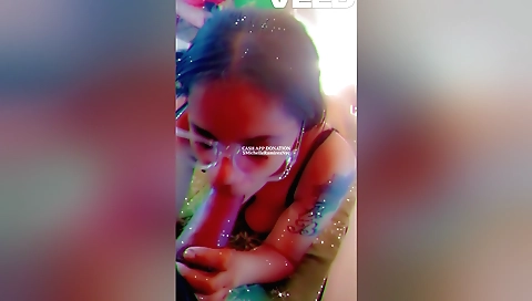 Indian amateur with tattooed pussy fucked at party