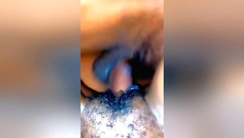 Hairy hairy pussy fucked and her pussy is getting harder and harder