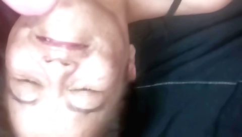 Indian mature lady gets covered with cum from her husband