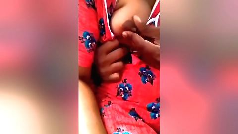 Indian teen 18+ babe is in front of the webcam in this video