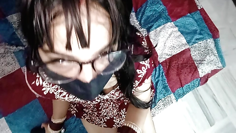 Indian teen stepsister with big boobs loves big toys