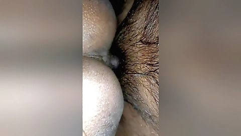 Indian wife is getting her mouth and ass rubbed by her hubby