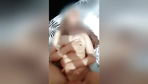 Huge tits hijab wife getting fucked in her big boobs