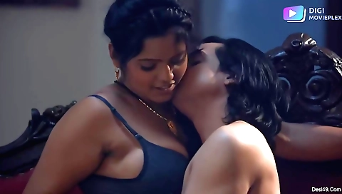 Brunette with a nice round ass gets on the internet