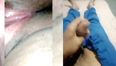 Busty brunette babe gets her lips licked and fucked