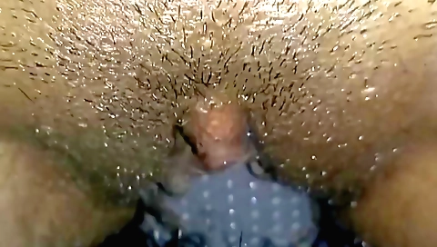 Indian girl in white shirt standing on stool pov video