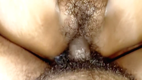 Indian chick with hairy pussy in her clothes fucked