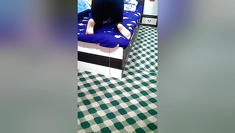 Indian beauty in sexy bikini has solo video with me