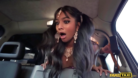 Hot girl with tattooed body gets naked in the living room