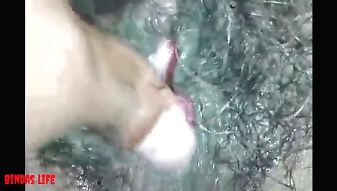 Hairy babe in big boobies is fucking her boyfriend