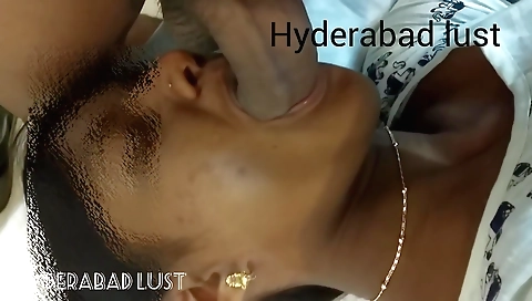 Indian babe with a small body getting a hard dick in her mouth