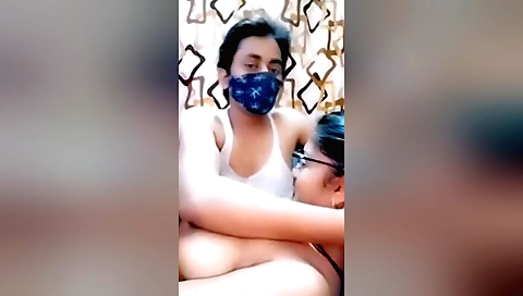 Today Exclusive- Hubby Pressing Wife Boobs On Tango Show