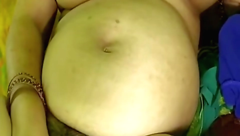 Chubby chick with hairy pussy masturbates with dildo