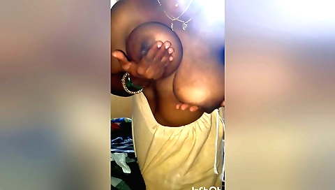 Indian group dance girl shows her body in a solo video