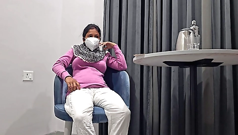 Sexy black panties and white dress makes a brunette hot