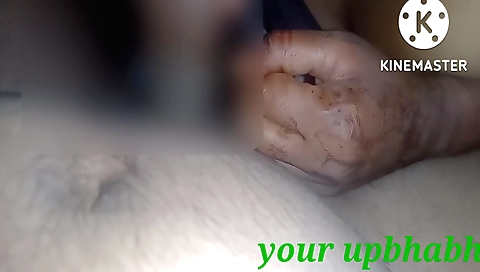 Indian babe with a large natural body and a small dick