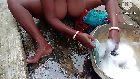 Indian teen with big tits in her bedroom doing sex