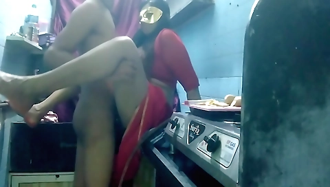 Indian brunette with a big booty enjoys getting cum