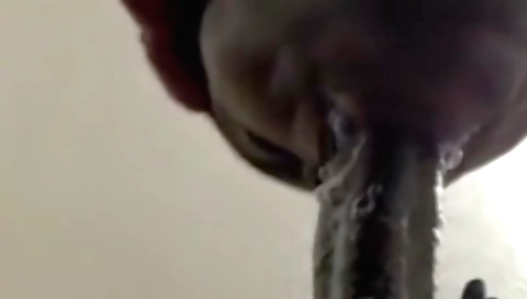 Busty brunette with sexy face and ass is getting a facial