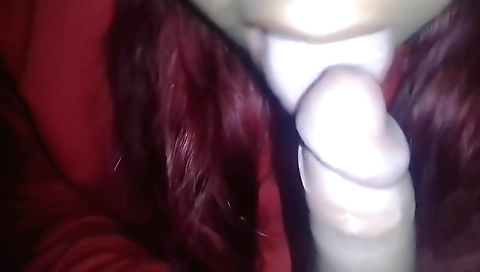 Teen with red hair got her pussy fucked in the bedroom