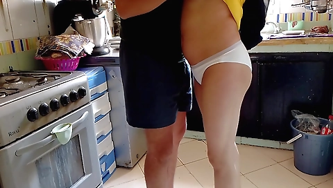 Housemaid and husband are always watching her camera