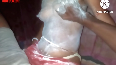 Indian amateur wife shows her nice big boobs and ass