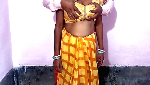 Indian big tits sex clip with the hot girl getting licked