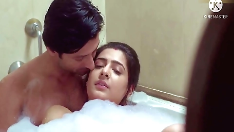 Brunette indian babe with beautiful skin and natural hair