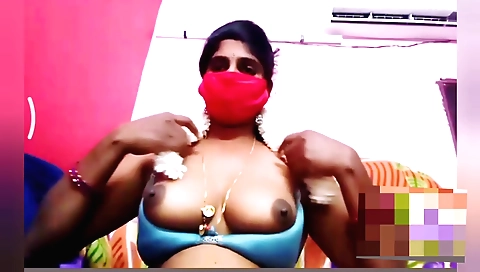 Busty Indian takes off her clothes and fucks a guy