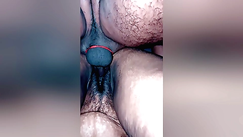 Indian stepmom in lingerie shows her pussy in the bathroom