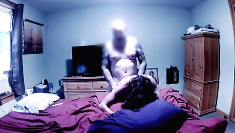 Busty brunette and her husband have an interracial affair