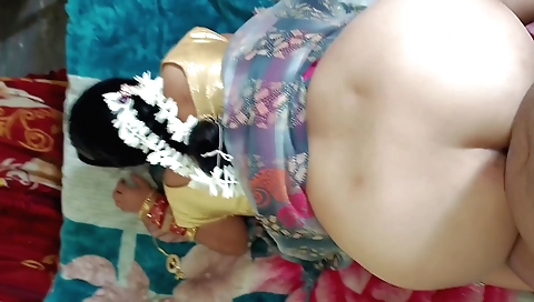 Indian amateur creampie porn video with hairy babe