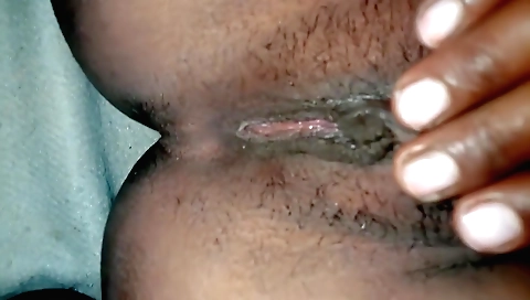 Hairy indian lady is fingered and fingered in her pussy