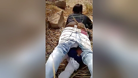 Indian hottie randi gets naked outdoors and has sex