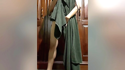 Horny stepsister with big tits teasing stepbrother