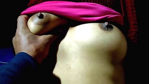 Indian brunette with big hawt and huge boobs has sex