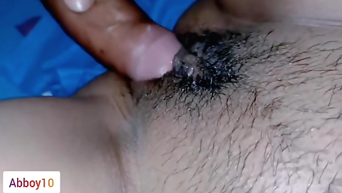 Blonde student gets fucked in the bedroom and gets creampie