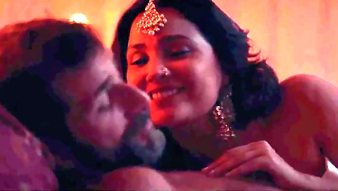 Sexy brunette indian milf Lara dutta loves kissing