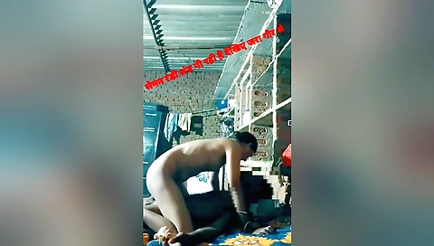 Bhabhi sucks a guy's cock in her mouth and then in her pussy